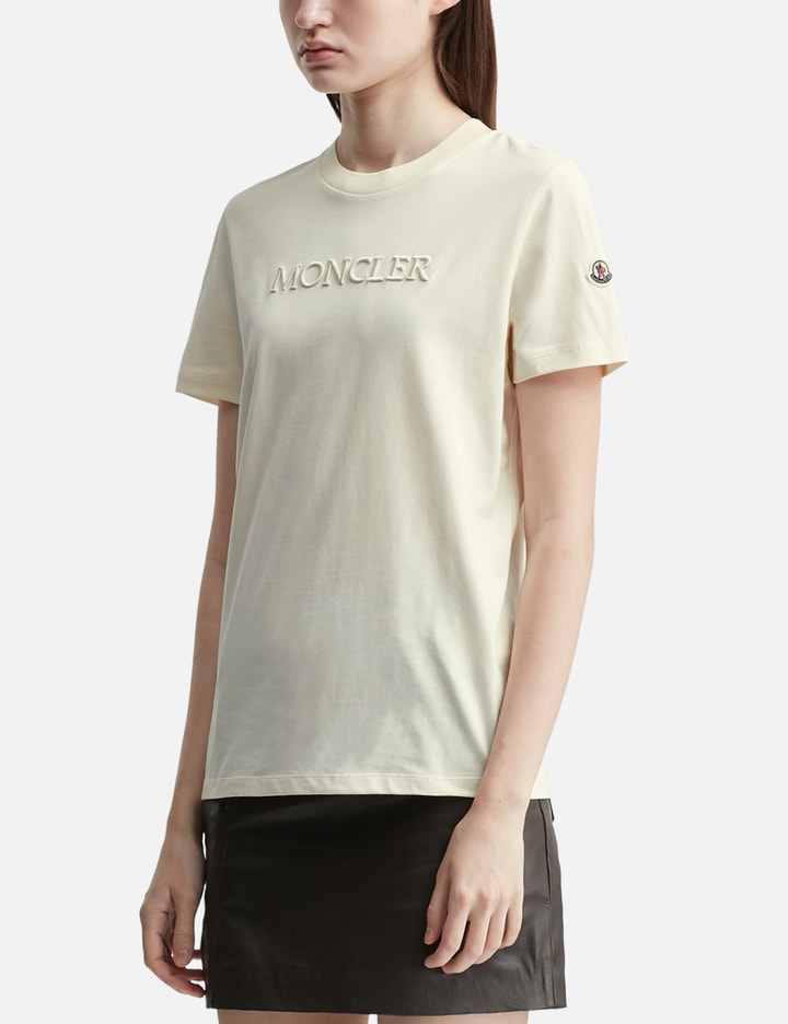 Embroidered Tonal Logo Cotton T-Shirt