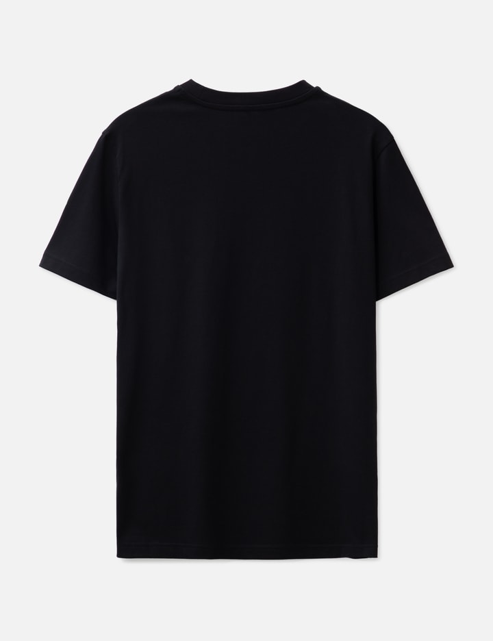 BLACK RUBBERIZED LOGO T-SHIRT