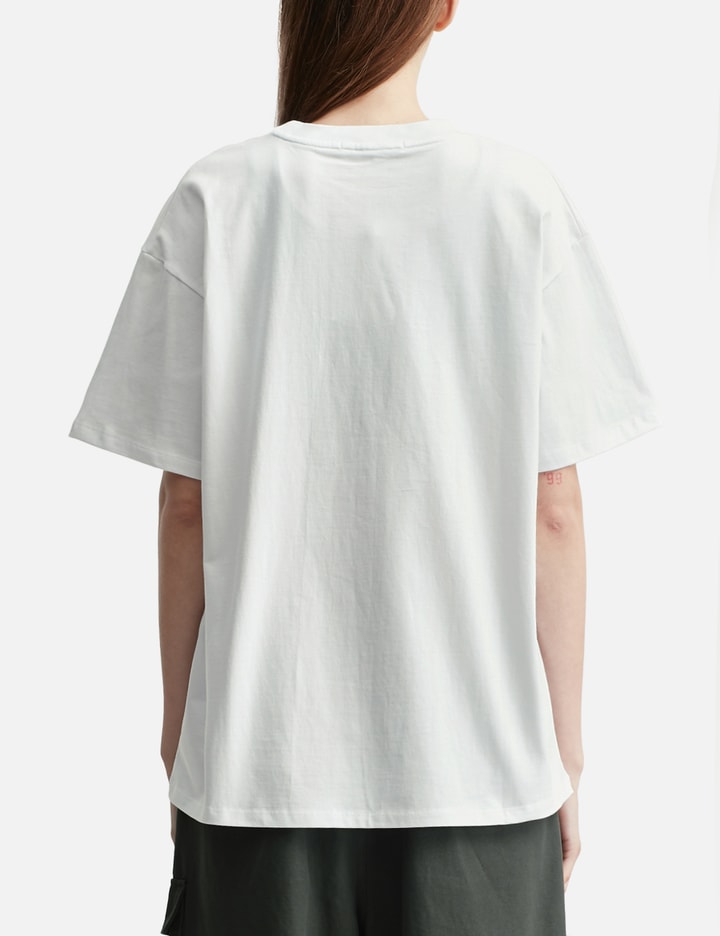 D Accent Crack Logo T-Shirts White