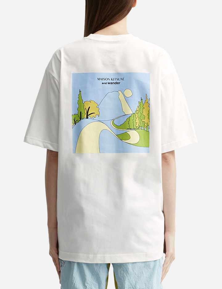 and Wander x Maison Kitsuné Dry Cotton T Mountain