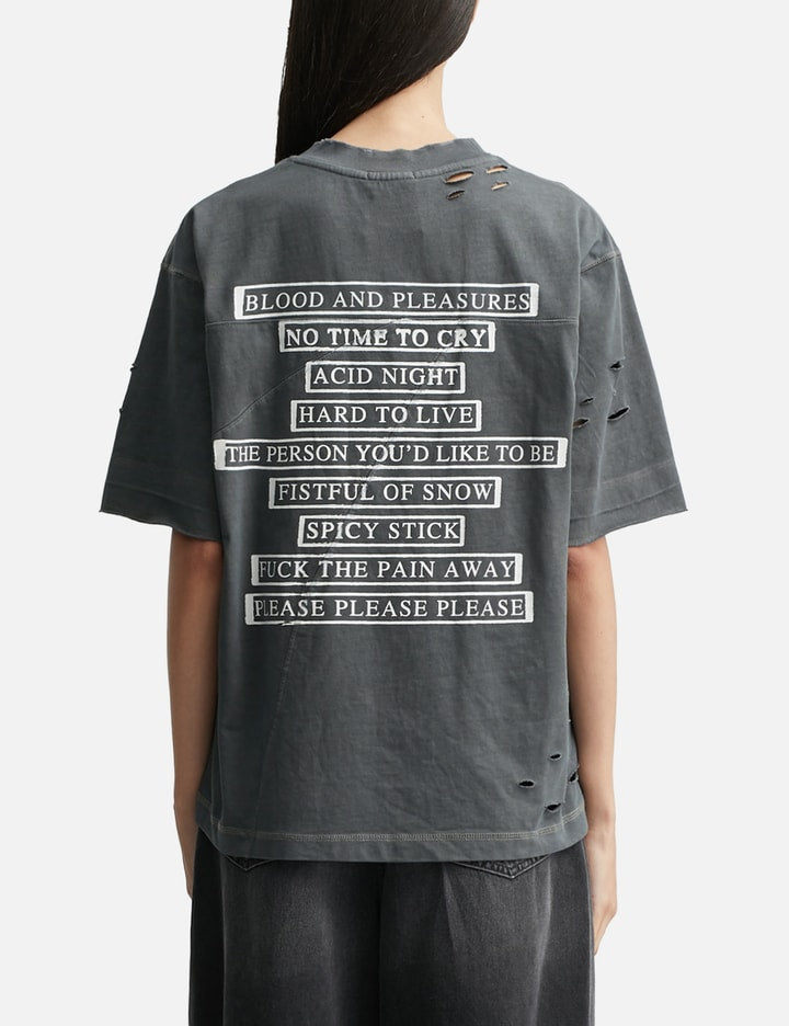 Acid Distressed Washed T-Shirt