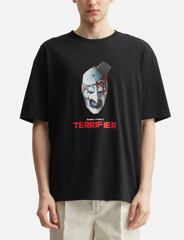 Terrifier / Washed Heavy Weight Crew Neck T-shirt ( Type-2 )