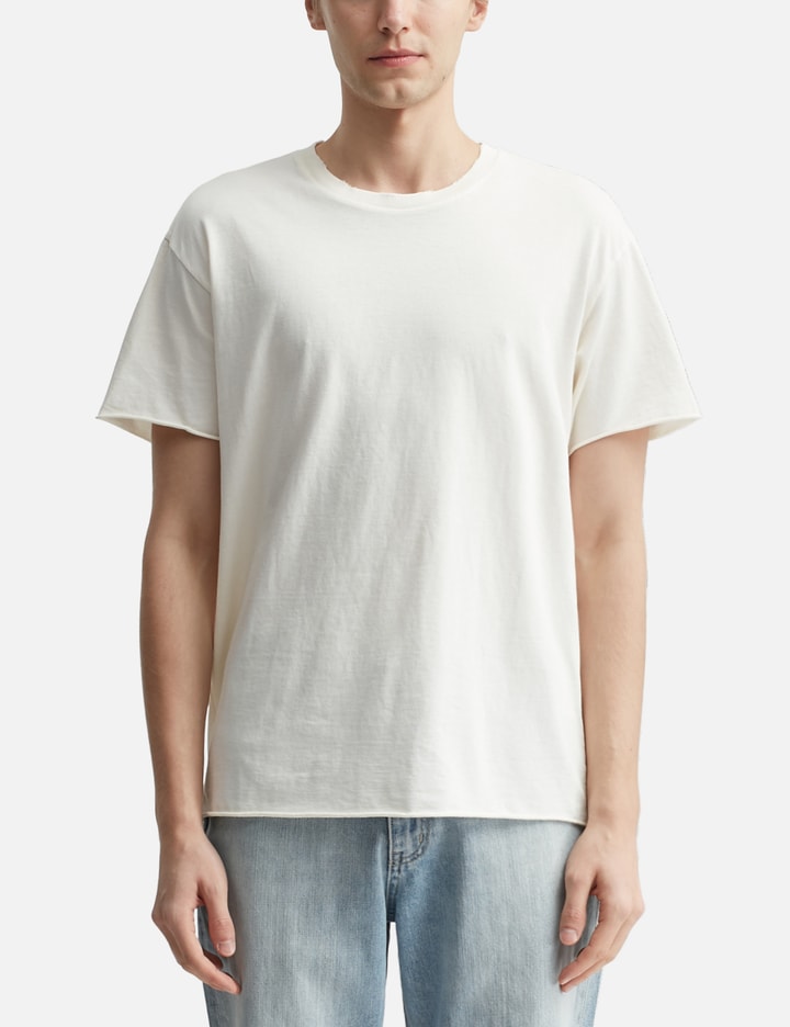 Garment Dyed Raw Edge T-shirt