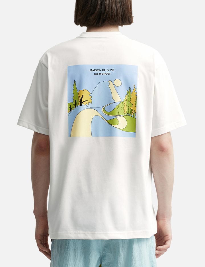 and Wander x Maison Kitsuné Dry Cotton T Mountain