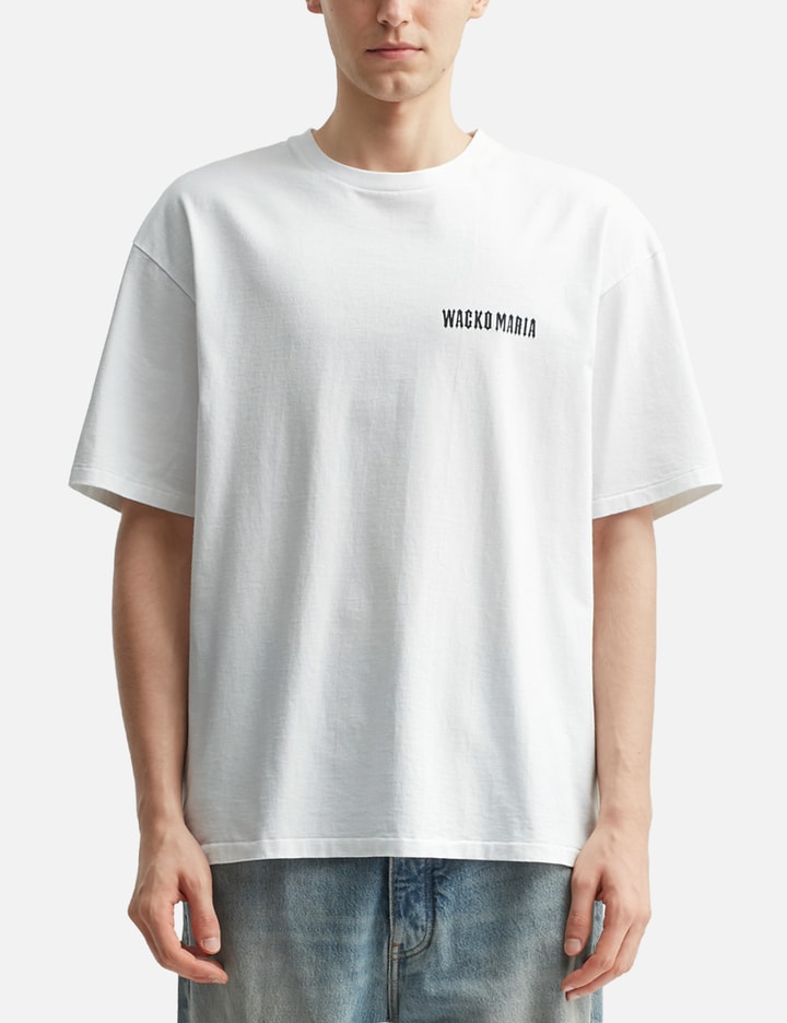 Tim Lehi / Washed Heavy Weight Crew Neck T-shirt ( Type-8 )