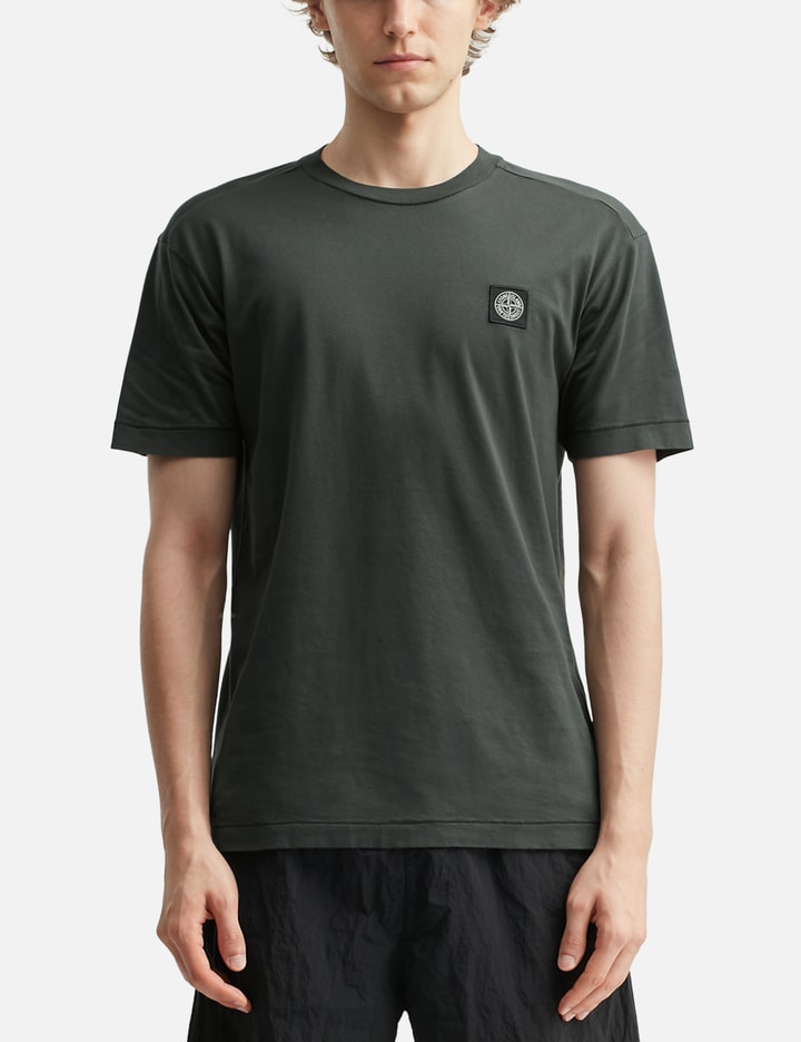 60/2 Cotton Jersey Short-Sleeve T-shirt With Compass Patch