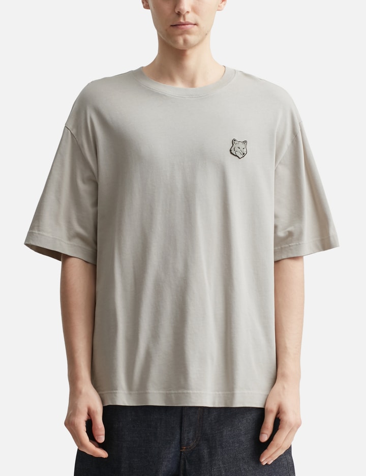 BOLD FOX HEAD PATCH OVERSIZE TEE SHIRT