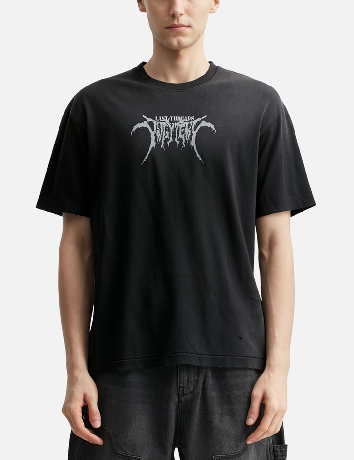 1/2 Graphic T-Shirt 'Metal Logo' Damaged
