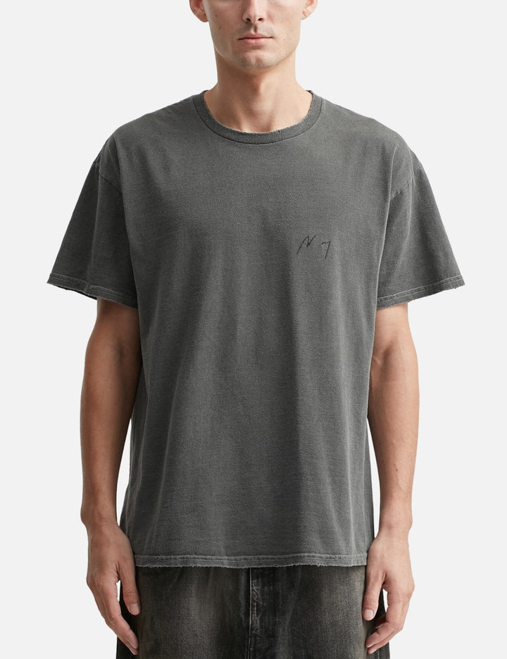 Embroidery Dyed T-shirt
