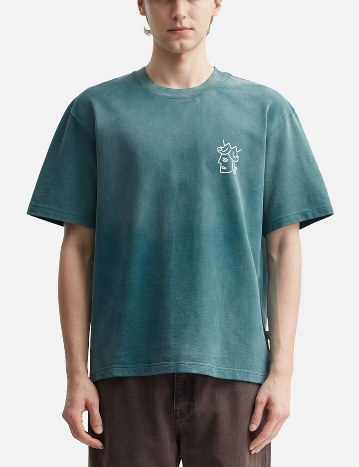 Faded Queenhead Logo Short Sleeve T-shirt