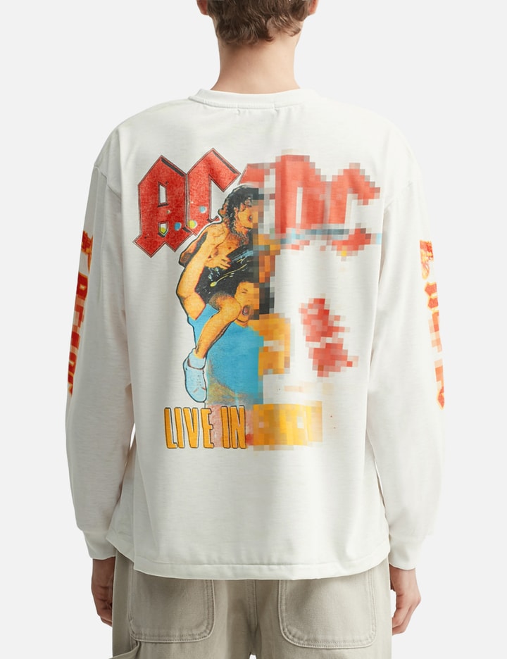 Long Sleeve Trompe L'oeil Mosaic T-shirt
