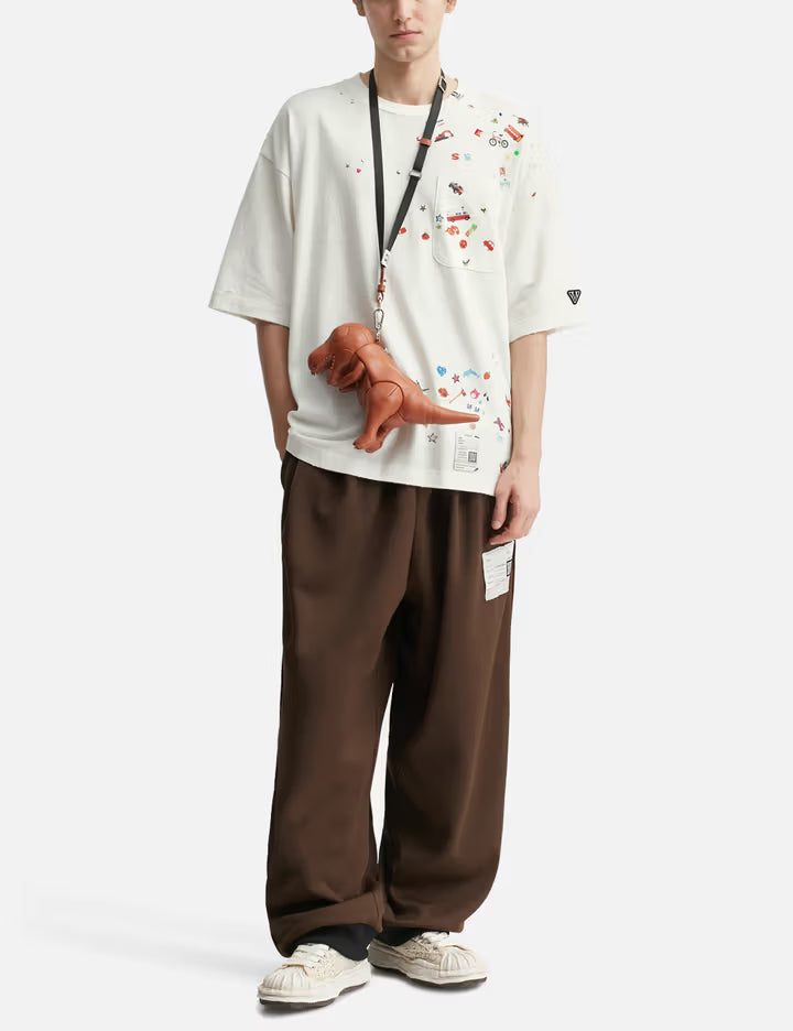 Kids Sticker Printed T-shirt