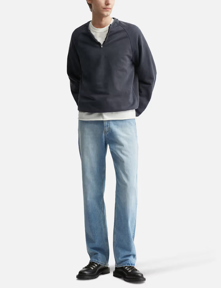 Garment Dyed Raw Edge T-Shirt