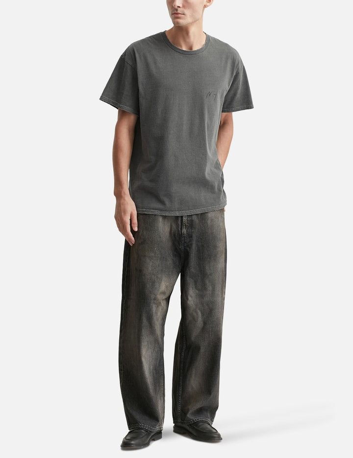 Embroidery Dyed T-shirt