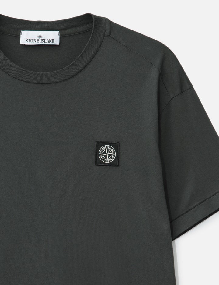 60/2 Cotton Jersey Short-Sleeve T-shirt With Compass Patch