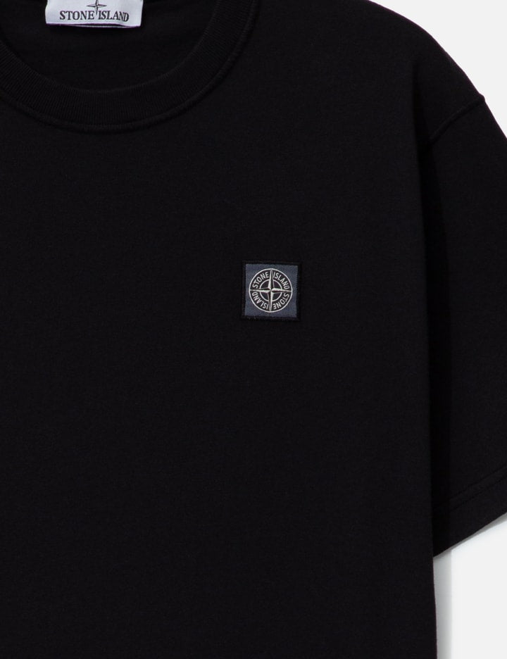 Organic Cotton Jersey 'Fissato' Effect Short Sleeve T-shirt