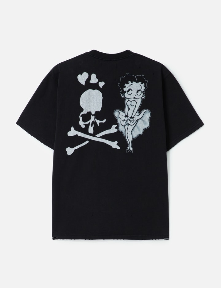 Mastermind World x X Betty Boop Damaged Short Sleeve T-shirt