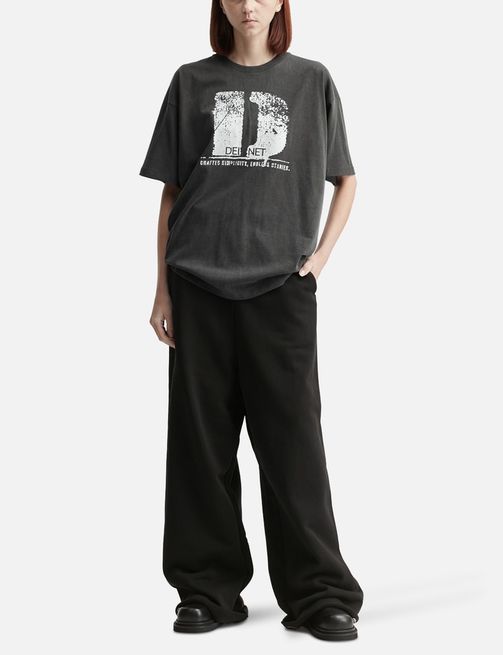 D Accent Crack Logo T-shirts