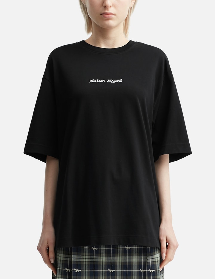 MAISON KITSUNE EMBROIDERY OVERSIZE TEE-SHIRT