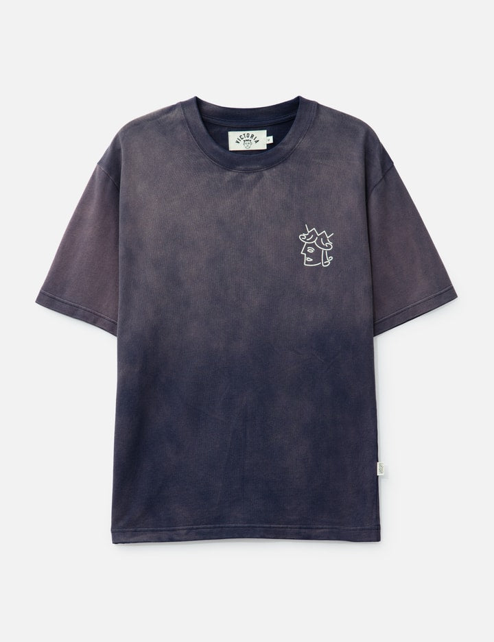 Sun Faded Queenhead Logo Short Sleeve T-shirt