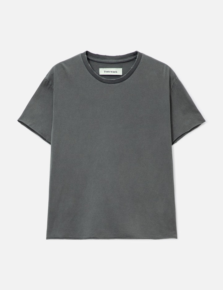 Garment Dyed Raw Edge T-shirt