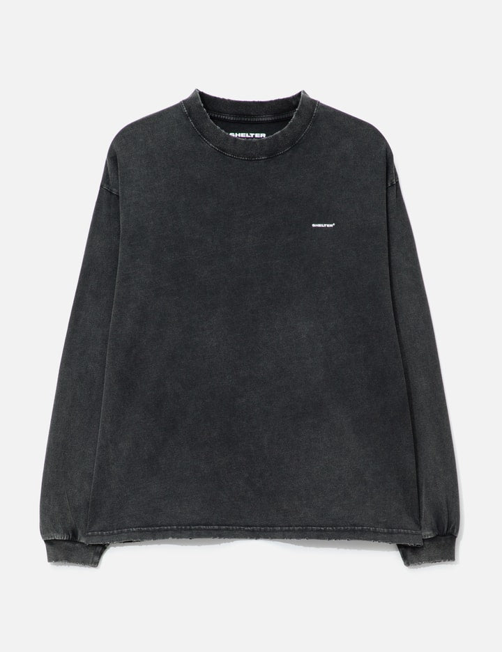 SHELTER "Logo" Washed Long Sleeve Tee