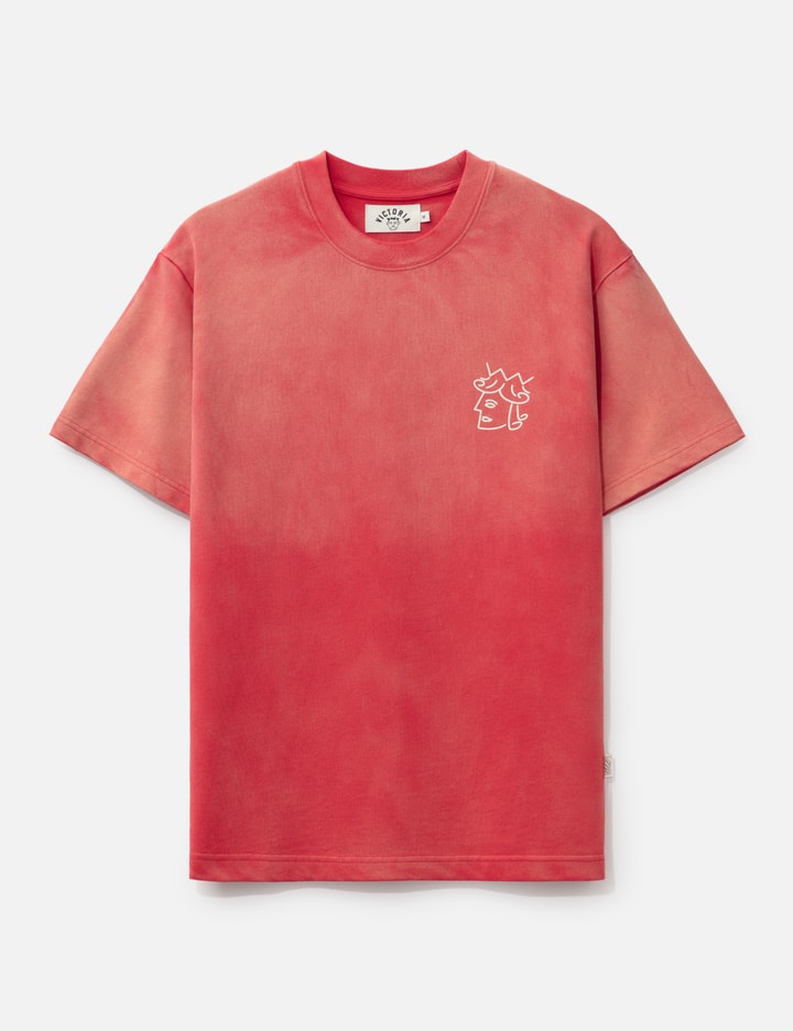 Faded Queenhead Logo Short Sleeve T-shirt