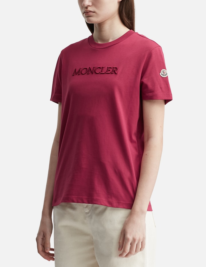 Embroidered Tonal Logo Cotton T-Shirt