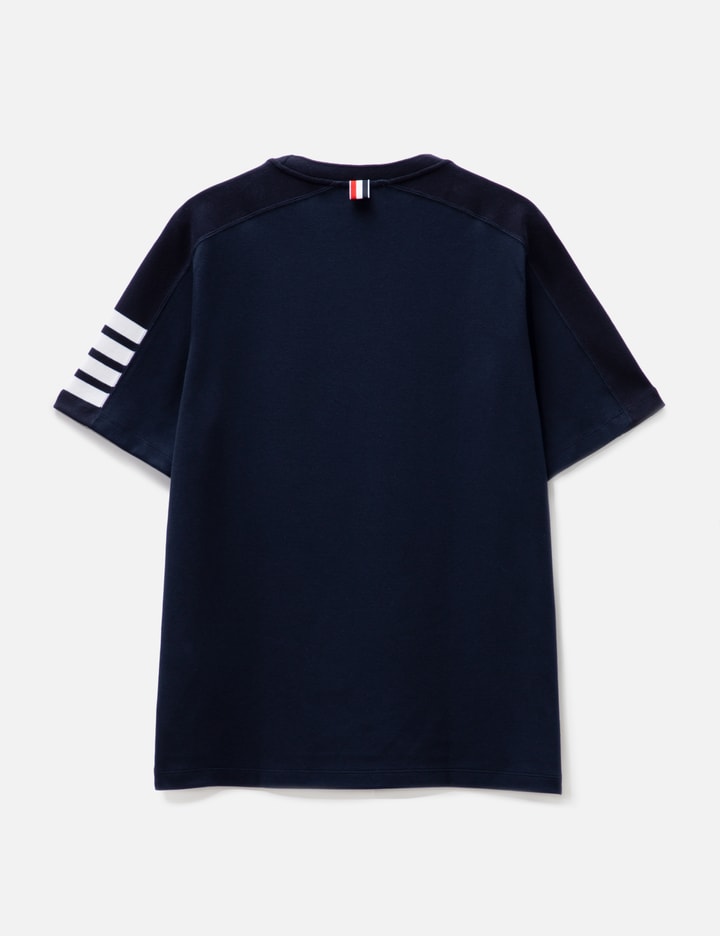 Cotton 4-Bar Short Sleeve Striped T-shirt