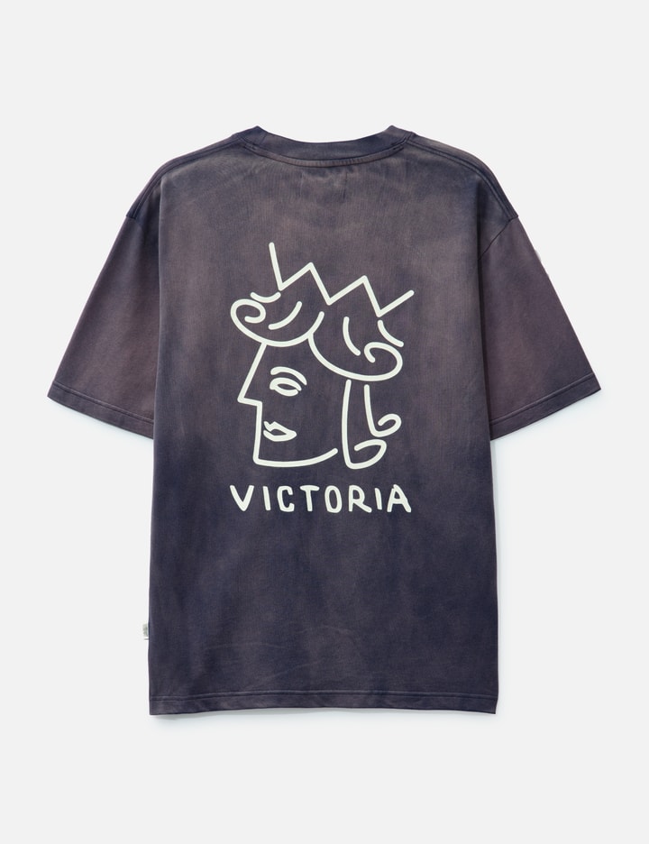 Sun Faded Queenhead Logo Short Sleeve T-shirt