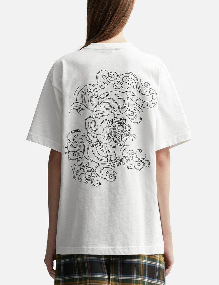 'Kenzo Star Tiger' Oversized Embroidered T-shirt