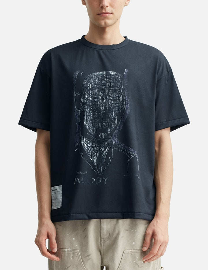 Short Sleeve Trompe L'oeil Scratch T-shirt