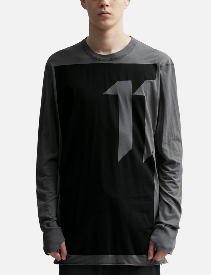 LS1C F1101 Block Print Long Sleeve T-shirt