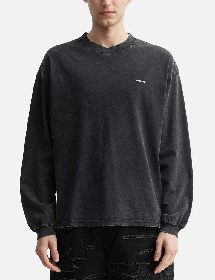 SHELTER "Logo" Washed Long Sleeve Tee