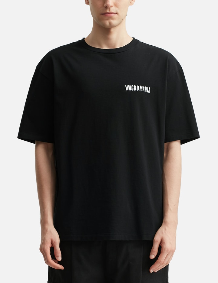 Tim Lehi / Washed Heavy Weight Crew Neck T-shirt ( Type-8 )