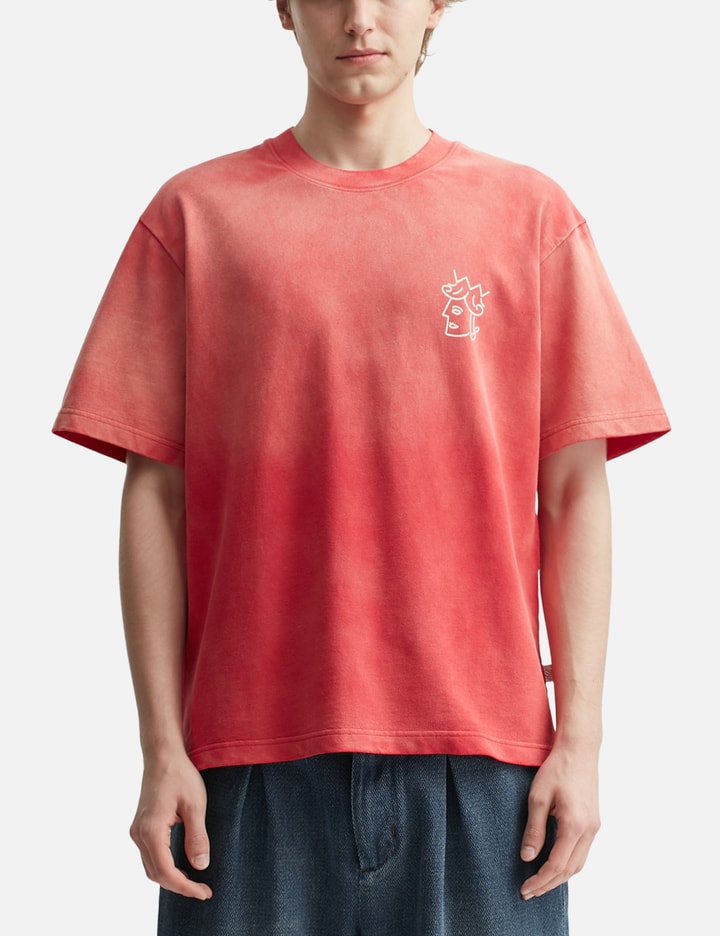 Faded Queenhead Logo Short Sleeve T-shirt