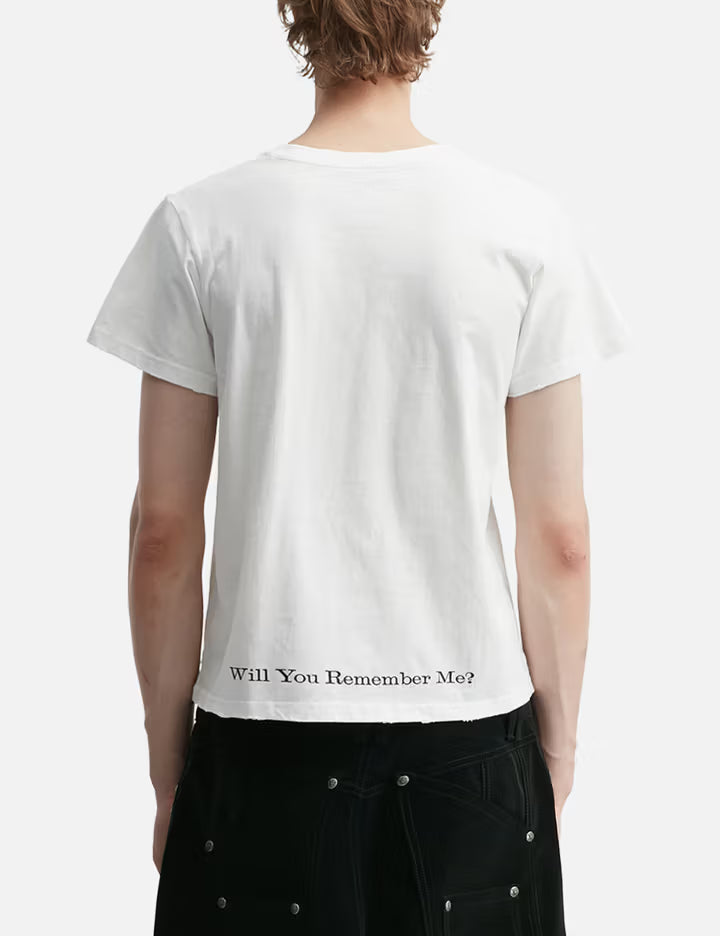 "Caspian" Ghost Fitted T-Shirt In White