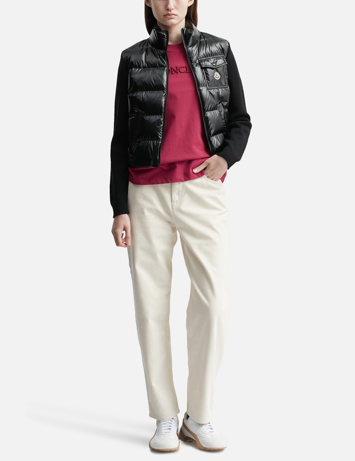 Embroidered Tonal Logo Cotton T-Shirt