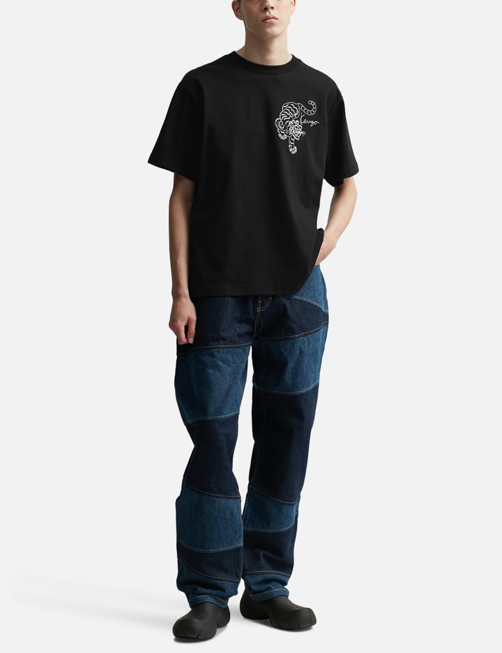 'Kenzo Star Tiger' Oversized Embroidered T-shirt