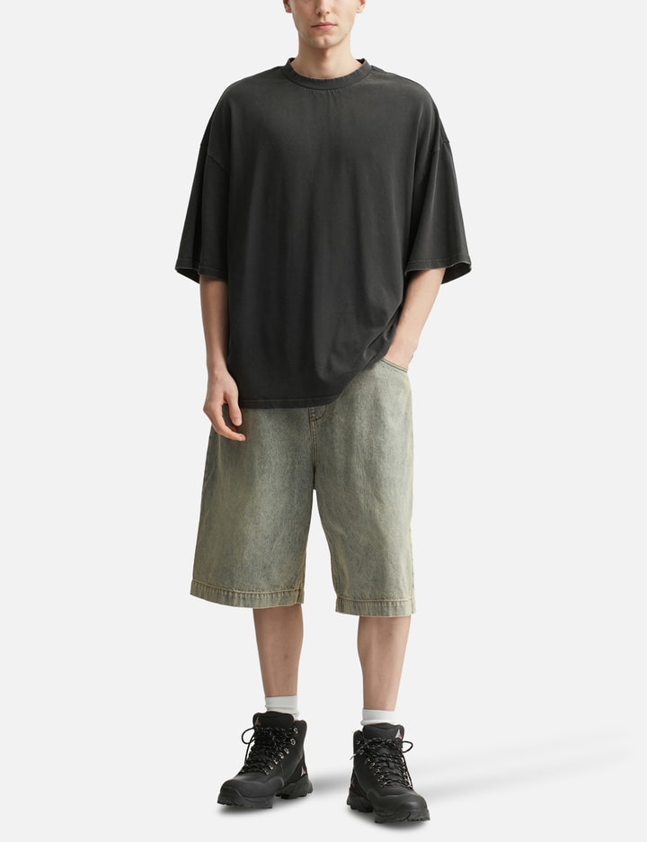 Heavy Boxy Tee  Washed Black