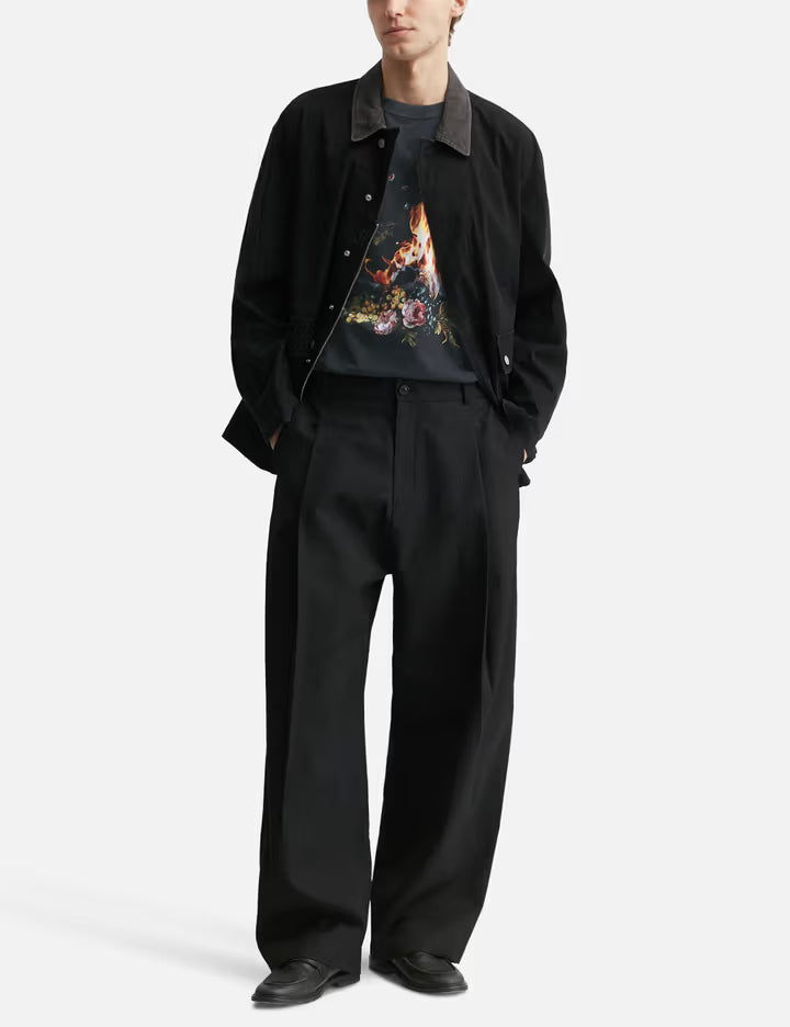 Undercover x Emma Bennett Burning Flower Short Sleeve T-shirt