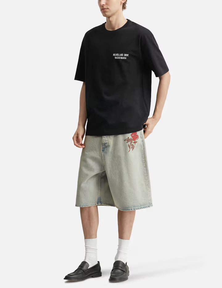 Mulholland Drive / Washed Heavy Weight Crewneck T-Shirt