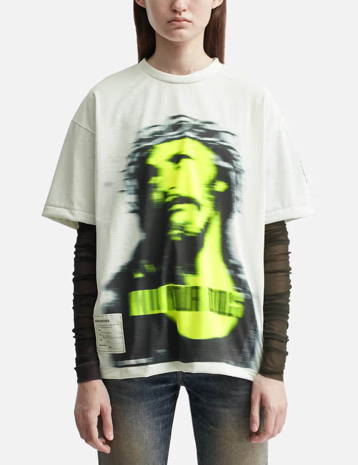 Trompe L'Oeil Blurry T-Shirt