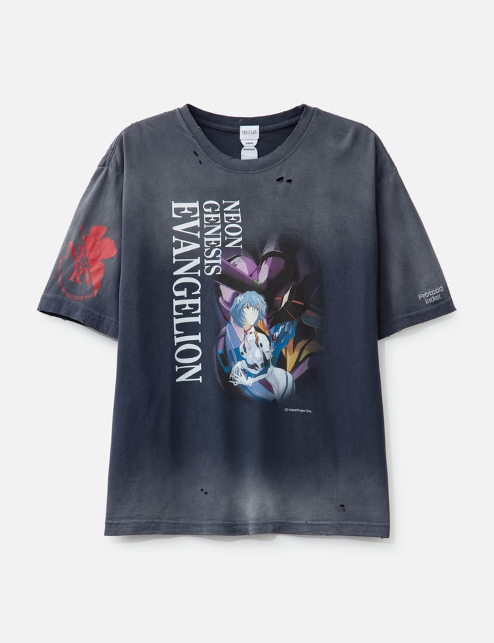 Neon Genesis Evangelion x Protocol-Index Overdyed Vintage Rei T-shirts