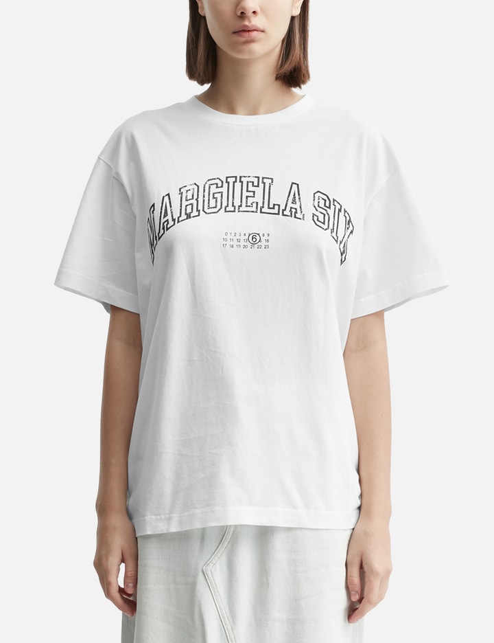 Varsity print T-shirt