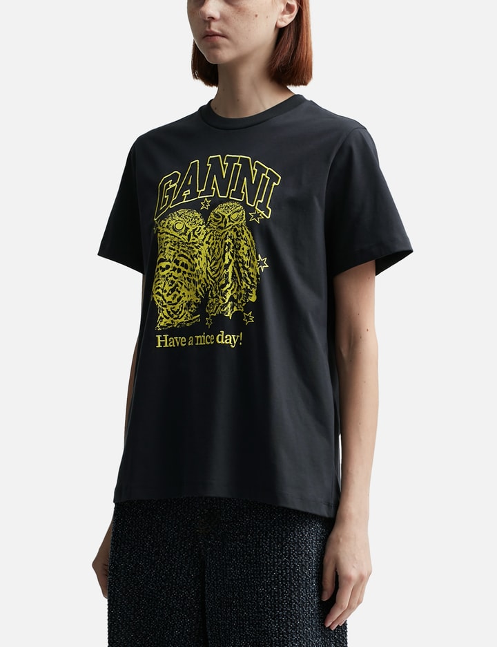 Basic Jersey Owls Relaxed T-shirt