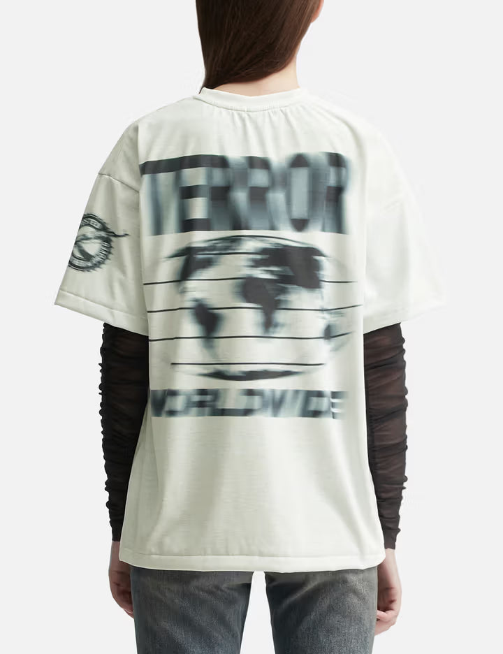 Trompe L'Oeil Blurry T-Shirt