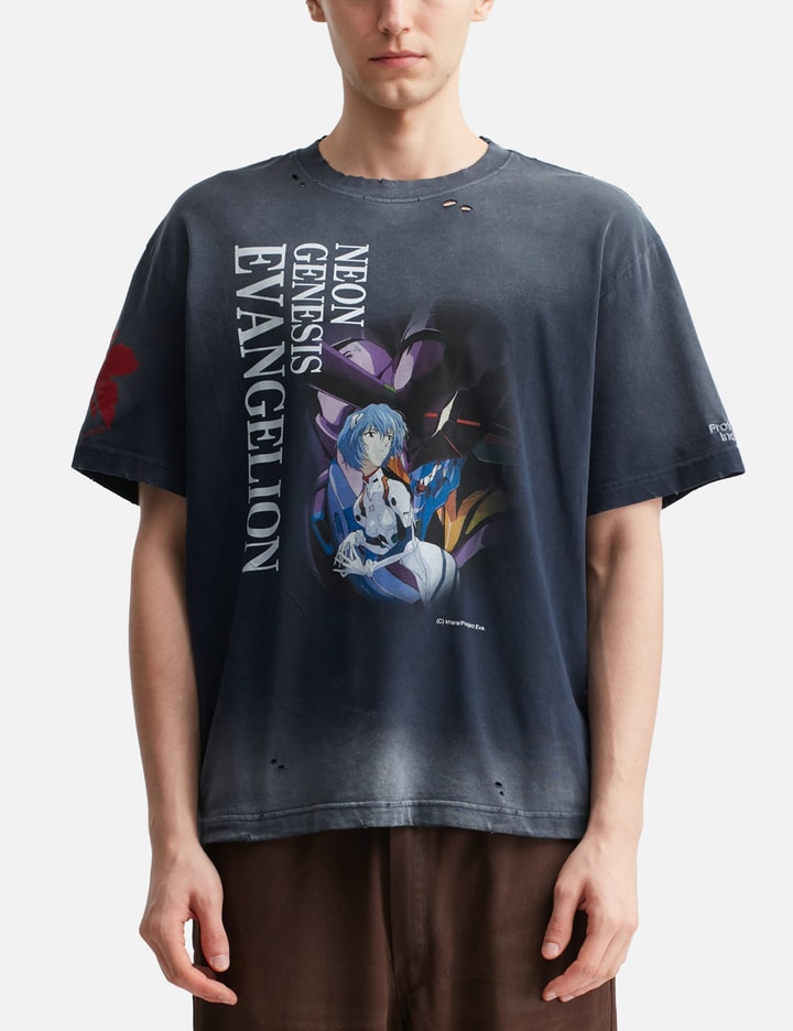 Neon Genesis Evangelion x Protocol-Index Overdyed Vintage Rei T-shirts