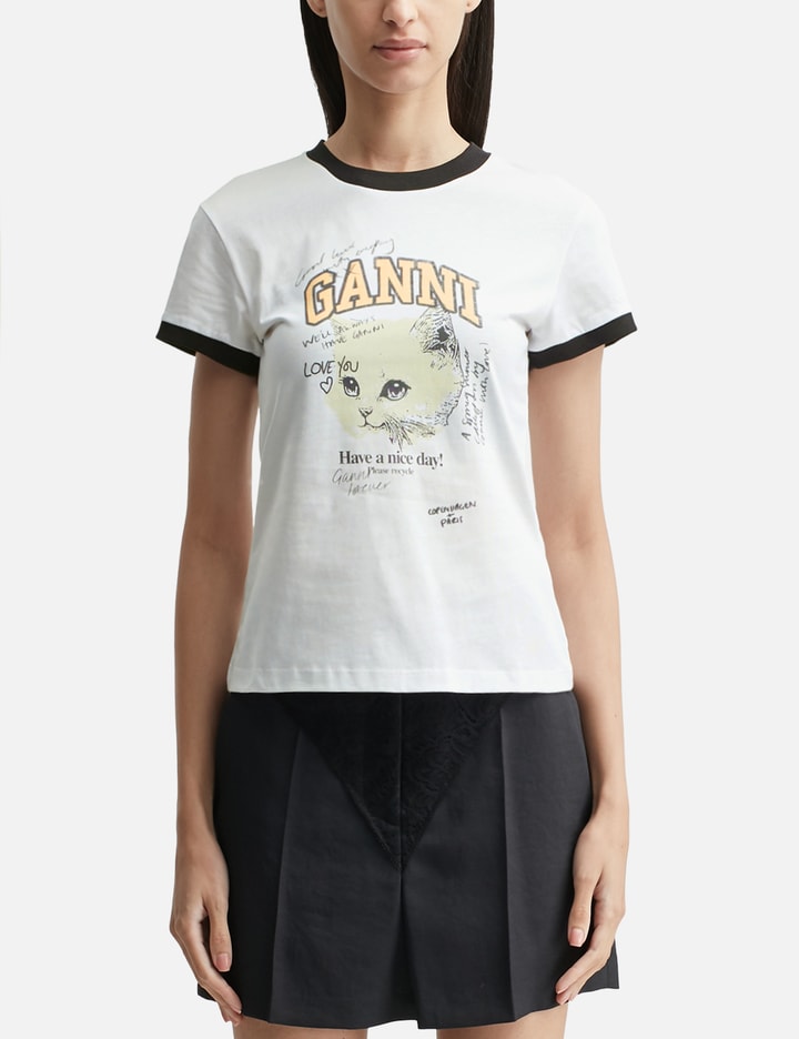 Cropped Kitty T-shirt