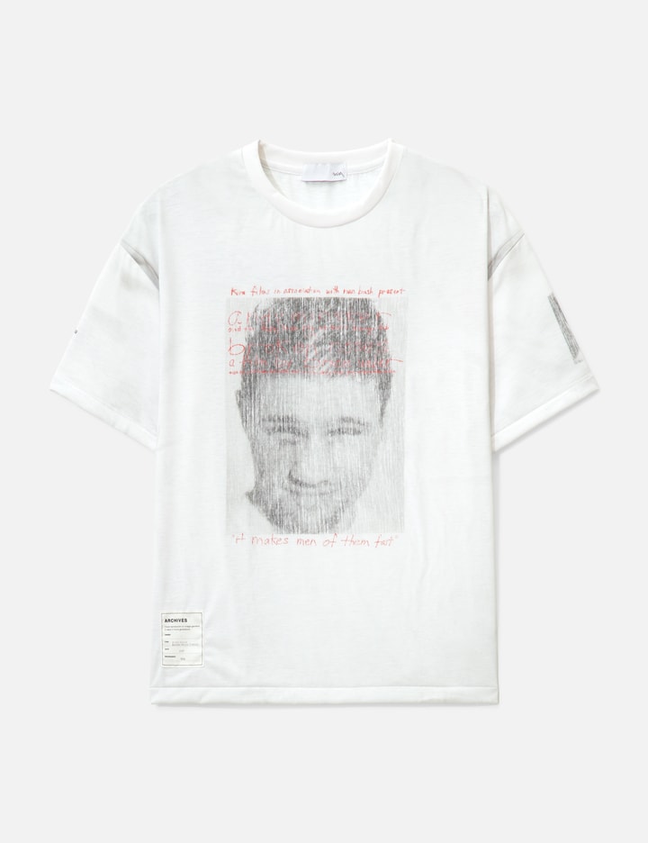 Short Sleeve Trompe L'oeil Scratch T-shirt